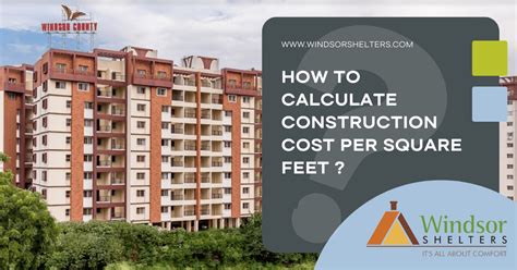 How To Calculate Construction Cost Per Square Feet Windsor Shelters