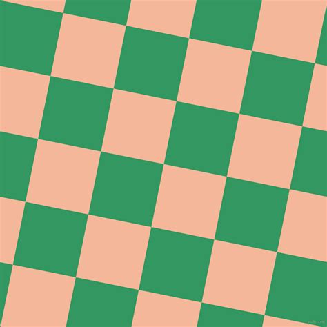 Trendy Pink And Light Sea Green Checkers Chequered Checkered Squares