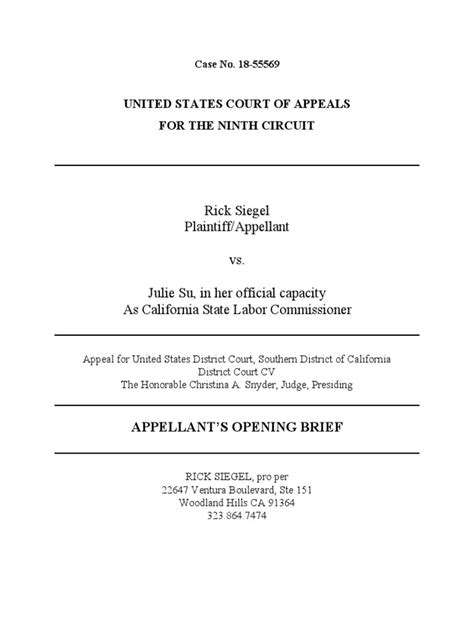 Appellant's Opening Brief on the Merits | Vagueness Doctrine | Federal ...