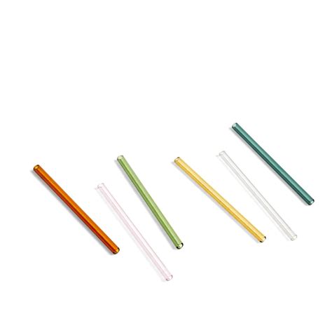 Hay Sip Cocktail Straw Set Of 6 Multi 507808 Consortium