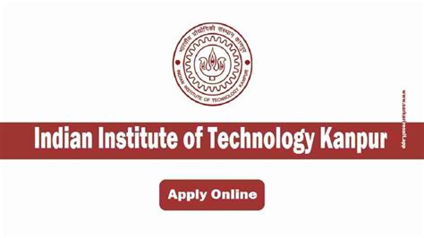 Iit Kanpur Recruitment 2024 Application Form Driver 03 Posts