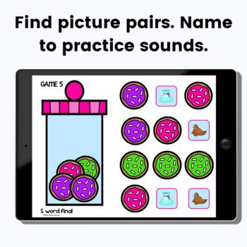 S Articulation Cookie Digital Memory Games For Distance Learning