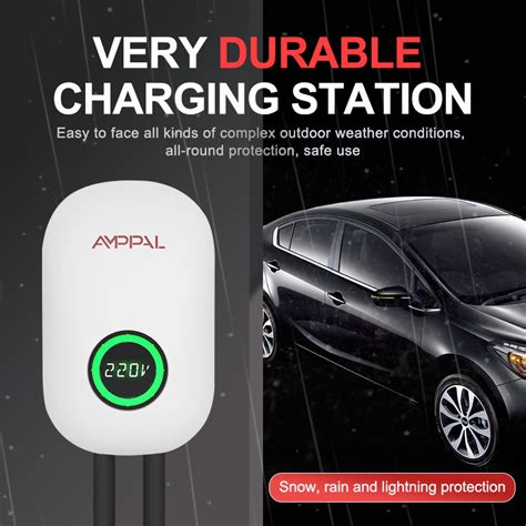 Kayal 240V AC APP Control EV Charging Station 7kw Electric Car Charger