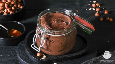 Schokoaufstrich Selber Machen La Nutella Selbstgemacht Der Foodblog