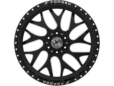 Xf Off Road Xf Offroad Forged Milled Gloss Black Xfx Wheel Sku