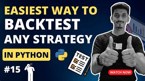 How To Backtest Any Strategy In Python Python For Trading Youtube