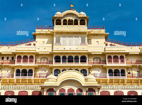 Chandra Mahal At The Jaipur City Palace Complex Rajasthan India