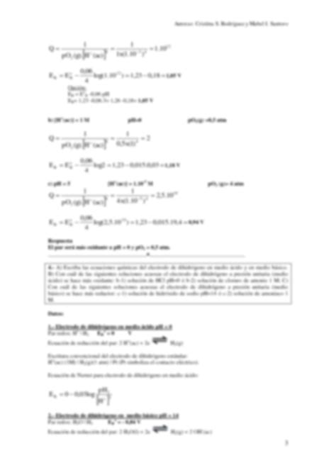 SOLUTION Electroquimica Problemas Resueltos Studypool