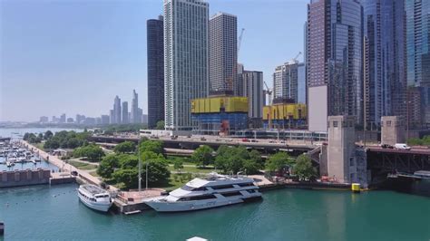 Dusable Harbor Chicago Hdr Video Footage Autel Evo Ii 8k Drone