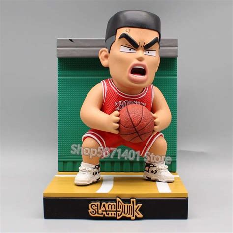 Promo 20cm Anime Slam Dunk Figure Hisashi Mitsui Ryota Miyagi Akagi