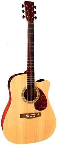 Gitar Tenson Elektro Akustik Cutaway D10 Ce F501320 Keylan Müzikevi