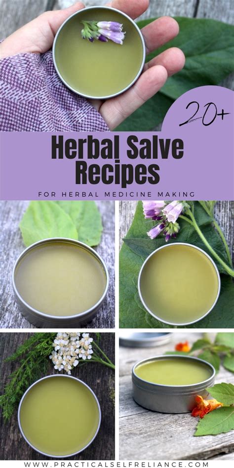 20 Herbal Salve Recipes — Practical Self Reliance