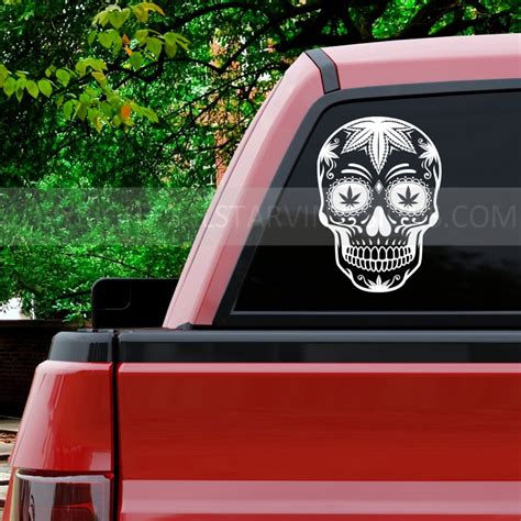 Sugar Skull Decals Car