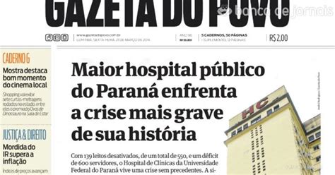 Capa Gazeta Do Povo De