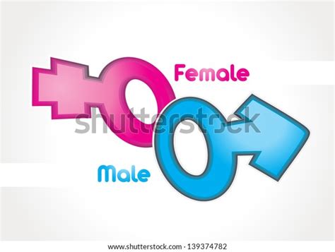 Male Female Sex Symbol Vector Vector De Stock Libre De Regalías