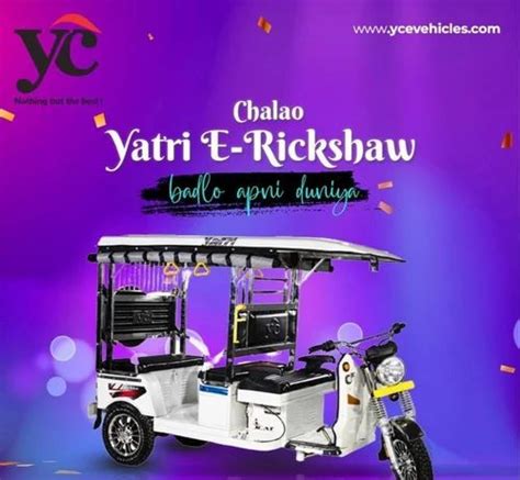 Yatri Deluxe E Rickshaw At Rs 155000 Yatri E Rickshaw Loader In