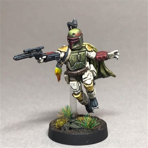 Star Wars Legion Boba Fett Pro Painted Collectable Etsy