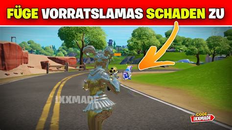 Füge Vorratslamas Schaden zu Fortnite Woche 3 Auftrag Saison 4 YouTube