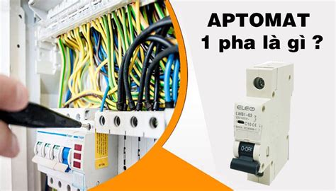 Aptomat 1 Pha Là Gì Cấu Tạo Và Các Loại Aptomat 1 Pha ELEO Electric