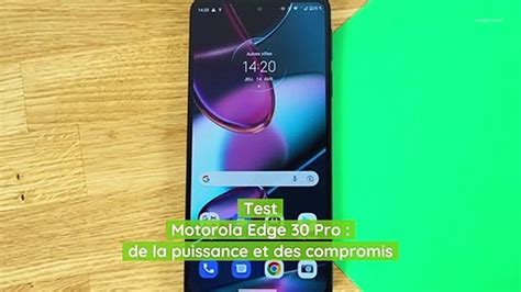 Test Motorola Edge Pro De La Puissance Et Des Compromis Vid O