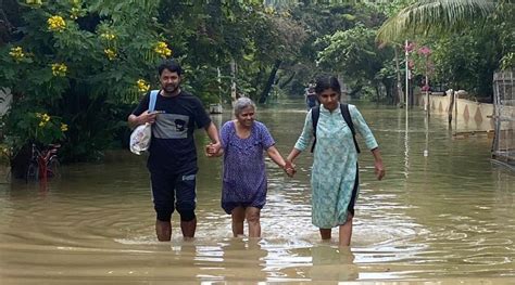 Heavy Rain Wreaks Havoc In Bengaluru As Streets Residential Layouts