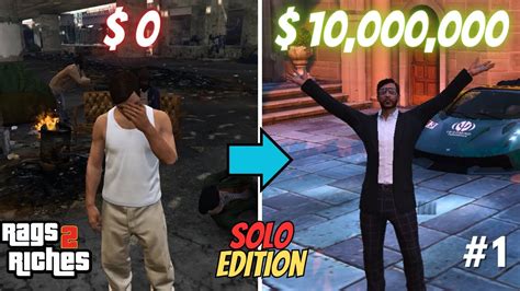 The FASTEST Way To Make MILLIONS As A LEVEL 1 In GTA Online Rags To