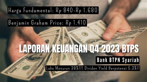 Laporan Keuangan Q Saham Btps Bank Btpn Syariah Harga