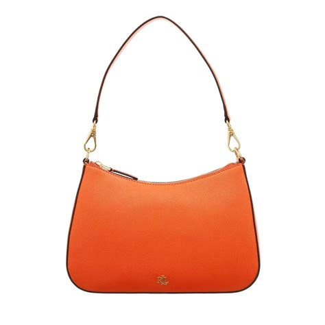 Lauren Ralph Lauren Danni 26 Shoulder Bag Medium Harvest Orange Borsa