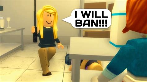 Getting Banned From A Hotel In Roblox Youtube