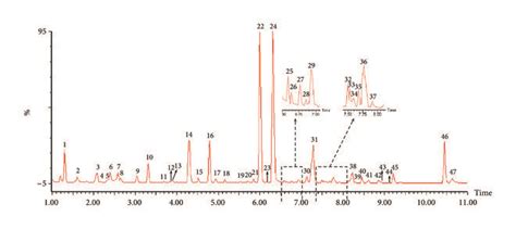 Representative Base Peak Intensity Bpi Chromatograms Of Xdd Analyzed