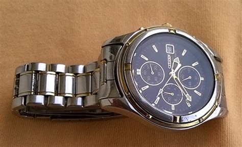 Citizen Wr100 Chronograph Quartz จับเวลา 6เ