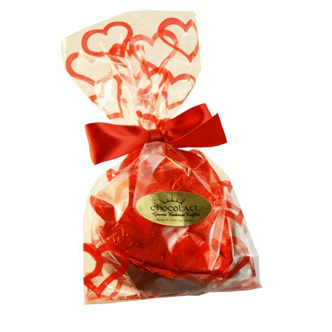 3 pc Solid Dark or Milk Chocolate Heart Gift Box | Chocolati