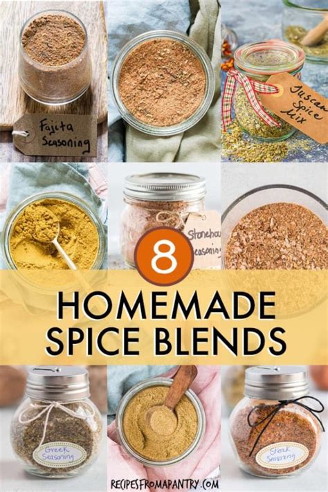 Homemade Spice Blends Seasoning Yummy Recipe