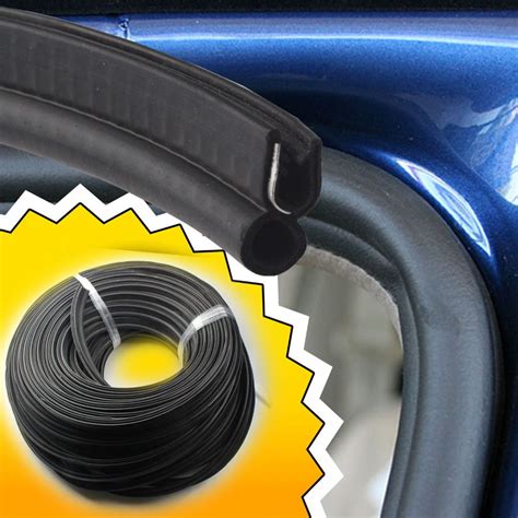 200 508cm Edge Trim Weather Stripping Universal Car Door Rubber Seal