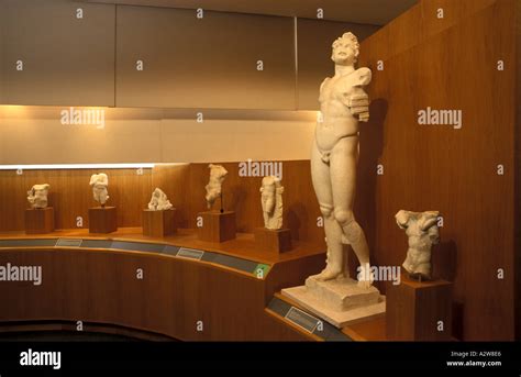 Paestum Archaeological Museum Stock Photo Alamy