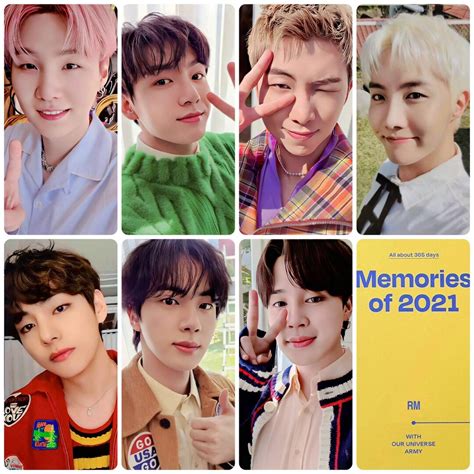 Bts Memories 2021 Bluray Photocards Etsy