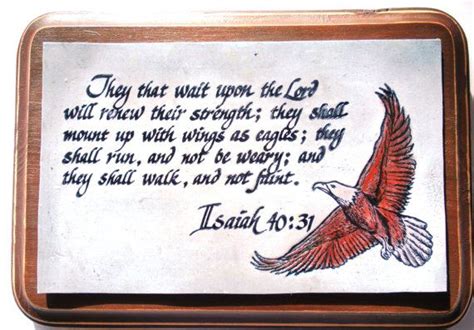 Verse Plaque But They That Wait Upon The Lord Shall Renew Etsy