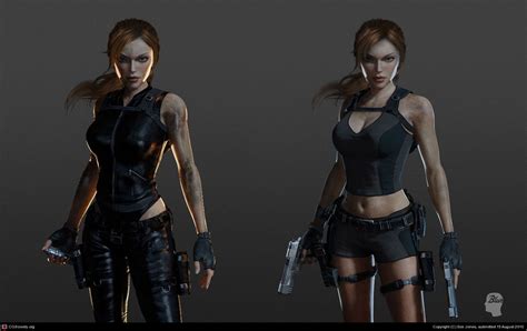 Tomb Raider Lara Croft By Sze Jones 3d Cgsociety Tomb Raider