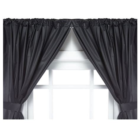 Vinyl Bathroom Window Curtains