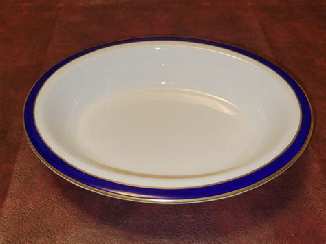 Spode Consul Cobalt Oval Vegetable Serving Bowl By Ebay