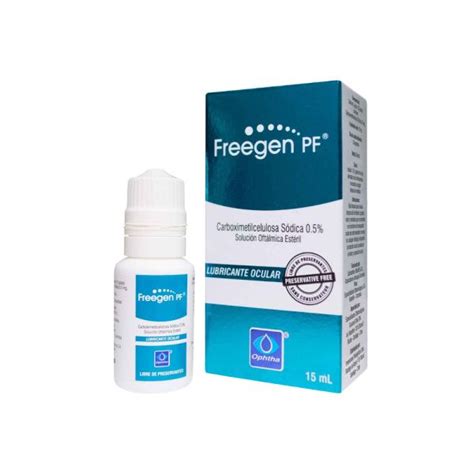 Lubricante ocular Freegen PF Solución Oftálmica Estéril 0 5 x 15 ml