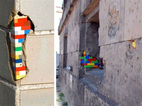 Artist Jan Vormann Uses Legos To Repair War Damaged Buildings