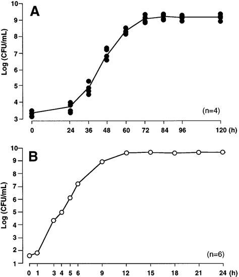 Growth Curves For A H Pylori Atcc 43504 And B E Coli Atcc