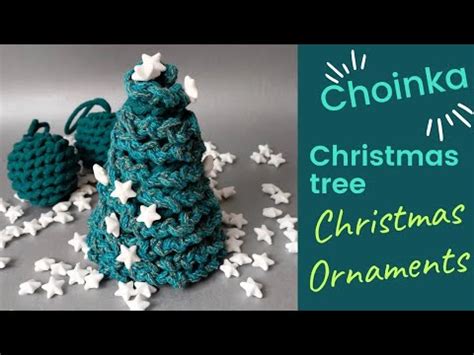 Choinka Ze Sznurka Mm Na Szyde Ku Christmas Tree Ornaments Crochet