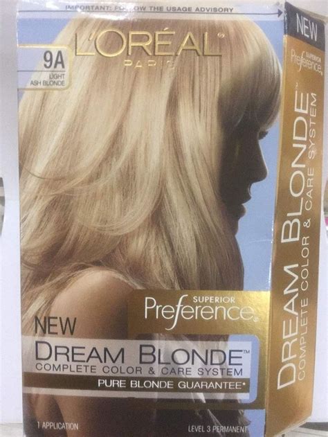 L Oreal Superior Preference Dream Blonde Hair Color 7A Dark Ash Blonde Light Hair Color Hair