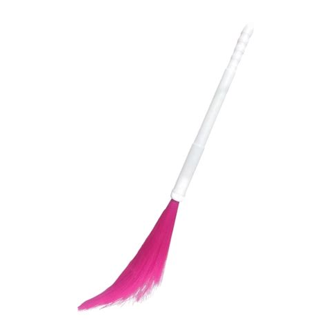 Pink Plastic Broom Folding Broom Long Lasting Plastic Phool Jhadu