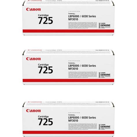 Canon Crg 725 I Sensys MF 3010 Orjinal Toner 3 lü Avantaj Fiyatı