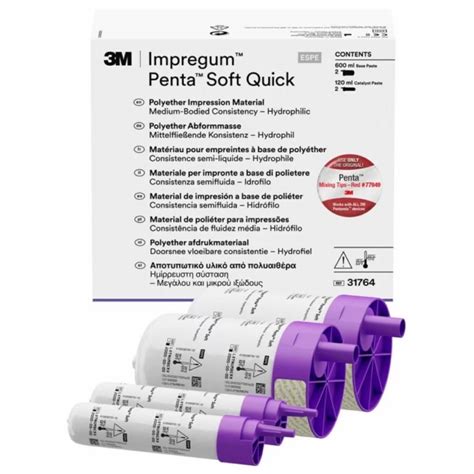 Impregum Penta Soft Quick 31764 Matériau dempreintes Polyéther 3M