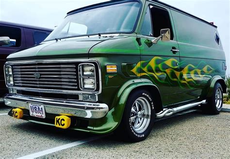 Old School 70s Chevy Van Custom