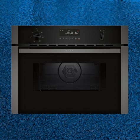 Neff C1AMG84G0B - Built In Microwave Oven - Black with Graphite Trim - N50 (60cm x 45cm)